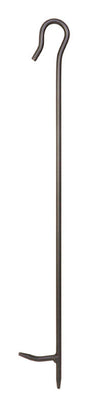 Panacea Open Hearth Black Matte Steel Fireplace Poker