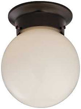 Boston Harbor F301-3375-ORB Single Light Ceiling Fixture, 120 V, 60 W, 1-Lamp, A19 or CFL Lamp, Bronze Fixture
