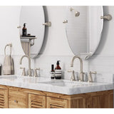 Moen Banbury Brushed Nickel Traditional Bathroom Faucet 8-16 in.