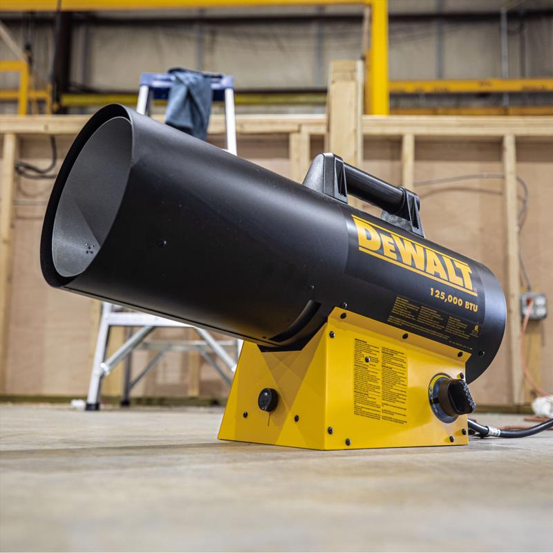 DeWalt 125,000 Btu/h 3000 sq ft Forced Air Propane Portable Heater