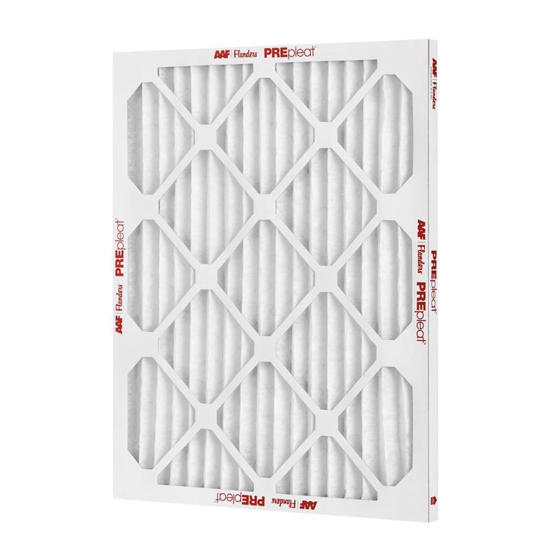AAF Flanders PREpleat LPD SC M10 30 in. W X 24 in. H X 1 in. Synthetic 10 MERV Pleated Air Filter 1, Pack of 12