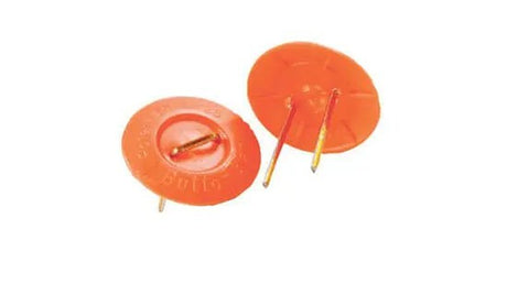Paslode FasCaps 650592 Staple, 3/8 in W Crown, 1 in L Leg, Galvanized, 18 ga