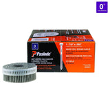 Paslode 650955 Coil Siding Nails, 1-7/8 in L, 14 ga, Steel, Hot-Dipped Galvanized, Round Head, Ring Shank