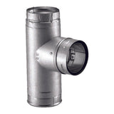 DuraVent 4 in. D Galvanized/Stainless Steel Twist Lock Clean-Out Tee Cap