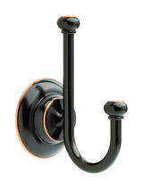 Delta Porter 7 in. H X 5.2 in. W X 3.1 in. L Oil-Rubbed Bronze Robe Hook