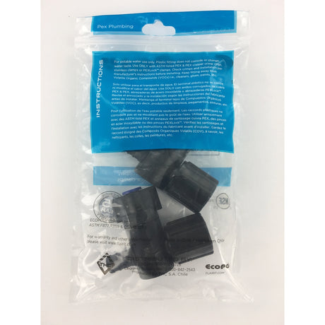 Flair-It Ecopoly 1/2 in. PEX Barb X 1/2 in. D FPT Plastic Swivel Valve, Pack of 10