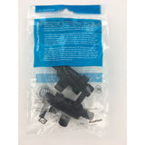 Flair-It Ecopoly 1/2 in. PEX Crimp X 3/8 in. Compression Plastic Quarter Turn Angle Stop Valve, Pack of 10