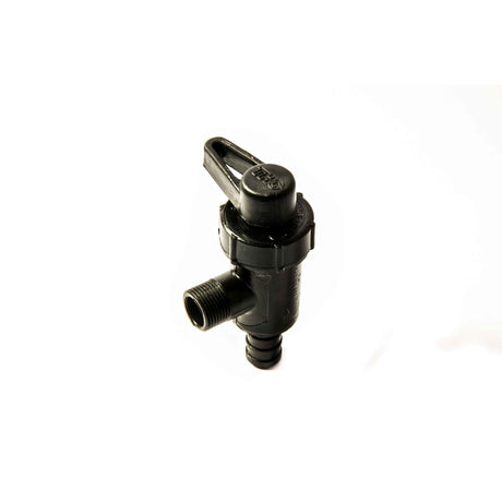 Flair-It Ecopoly 1/2 in. PEX Crimp X 3/8 in. Compression Plastic Quarter Turn Angle Stop Valve, Pack of 10