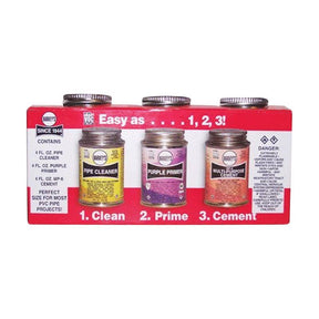 Harvey's Oatey Clear Solvent Kit For CPVC/PVC 4 oz