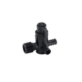 Flair-It Ecopoly 1/2 in. Crimp X 1/2 in. MPT Plastic 3-Way Valve