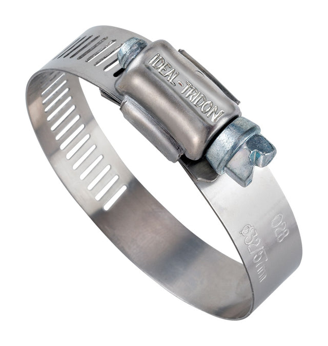 Ideal Tridon Tridon 1 in. 3 in. SAE 40 Hose Clamp Stainless Steel Band, Pack of 10