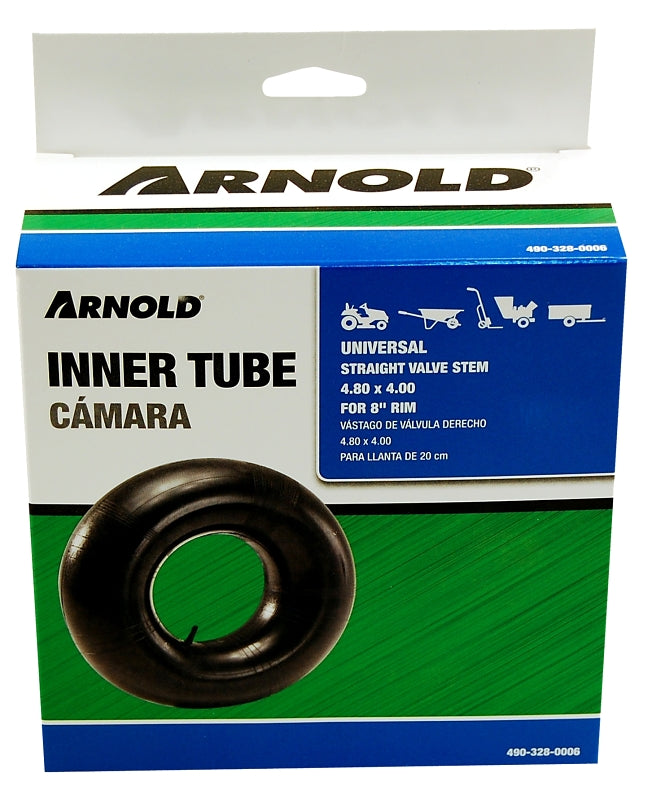 Arnold 490-328-0006 Wheelbarrow Inner Tube, 16 in, For: 8 in Rim, 4.80 x 4 in Tire