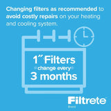 Filtrete Allergen Defense 14 in. W X 25 in. H X 1 in. 1000 MPR Pleated Air Filter 1 pk, Pack of 4