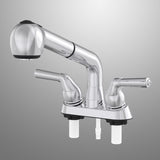Home Plus Two Handle Chrome Laundry Faucet