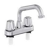 Home Plus Chrome Traditional Bathroom Faucet 4 in.