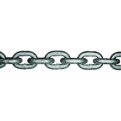 Grade 30 Proof Coil Hot Dip Galvanized Chain, 3/8" x 63' Pail