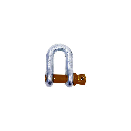 Hot Galvanized D Shackle, 1/4"