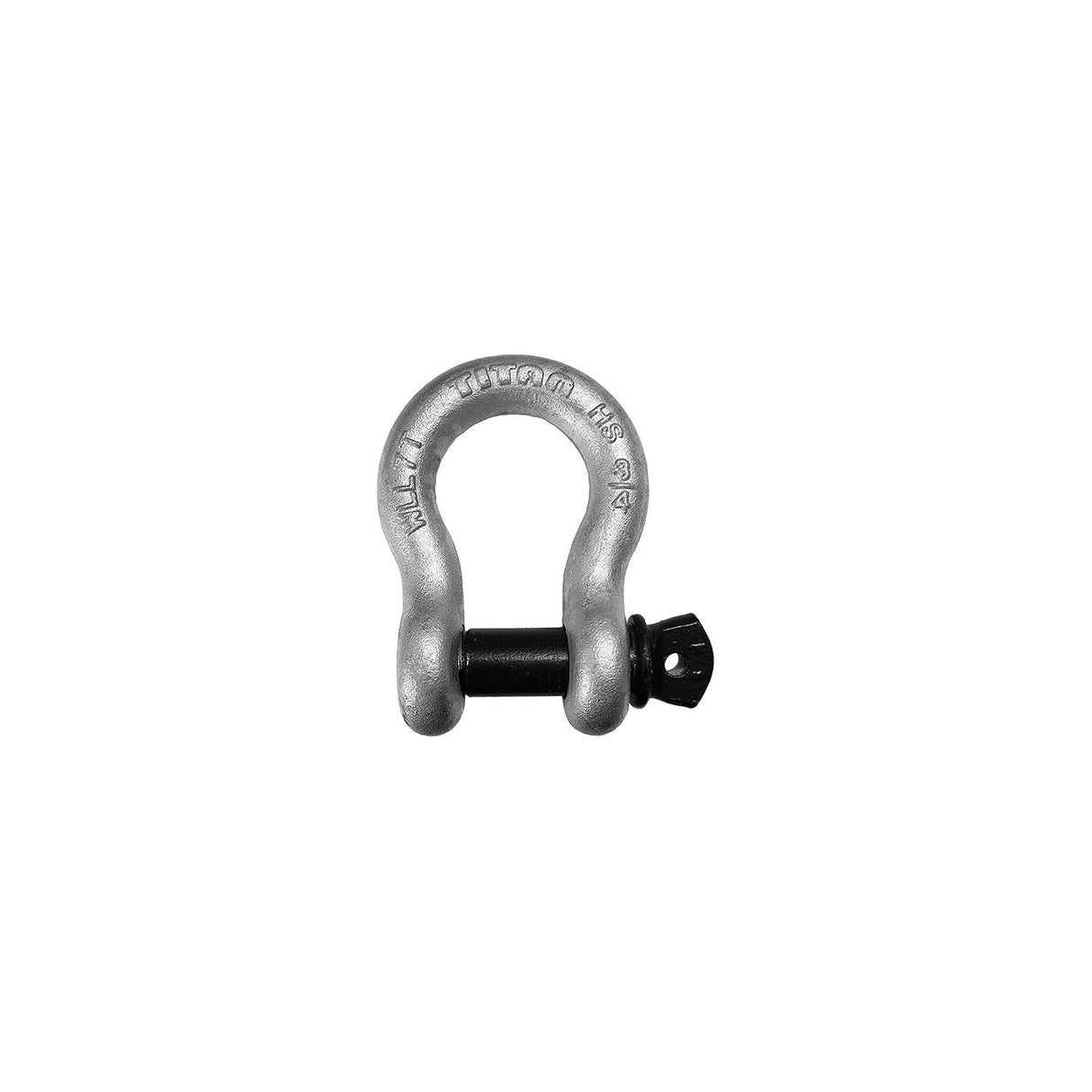 High Strength Galvanized Bow Shackle, 3/8"