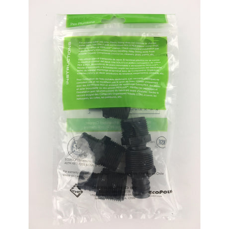 Flair-It Ecopoly 3/4 in. PEX Barb X 3/4 in. D MPT Plastic Male Adapter