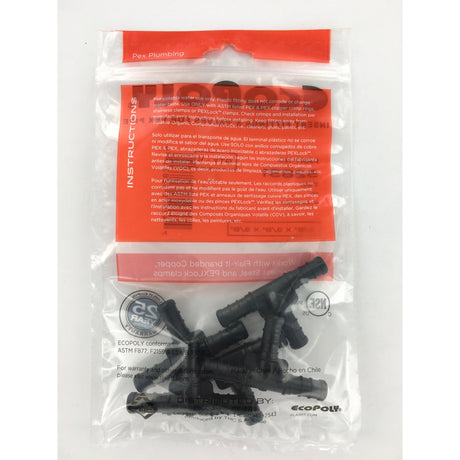 Flair-It Ecopoly 3/8 in. PEX Barb X 3/8 in. D PEX Barb Plastic Tee