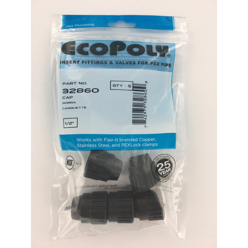 Flair-It Ecopoly 1/2 in. PEX Plastic Cap