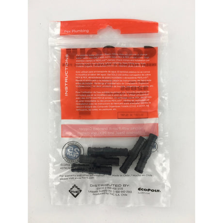 Flair-It Ecopoly 3/8 in. PEX Barb X 3/8 in. D PEX Plastic Coupling