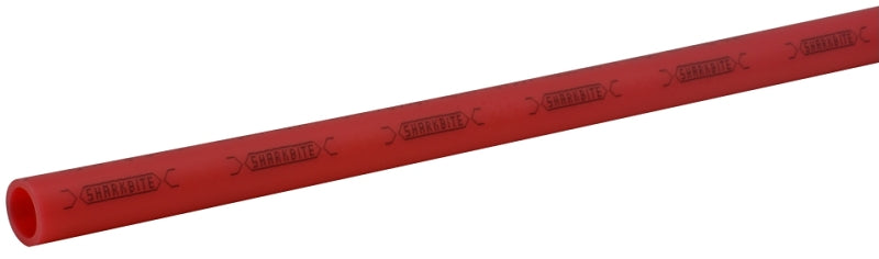 SharkBite U860R2 Pipe Tubing, 1/2 in, Polyethylene, Red, 2 ft L