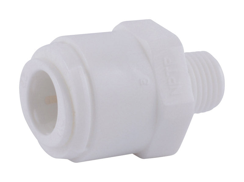SharkBite Push to Connect 3/8 in. OD X 1/8 in. D MIP Plastic Adapter