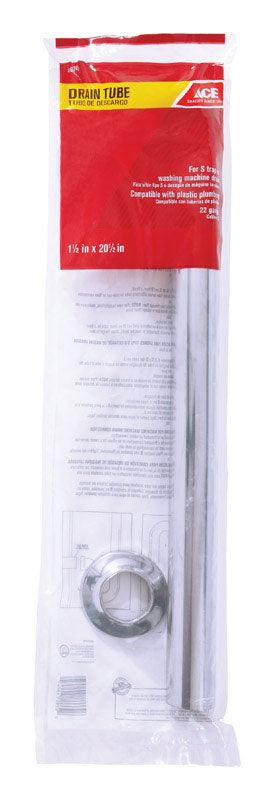 Ace 1-1/2 in. D X 20-1/2 in. L Brass Floor Tube