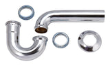 Ace 1-1/2 in. D Chrome Plated Brass P Trap