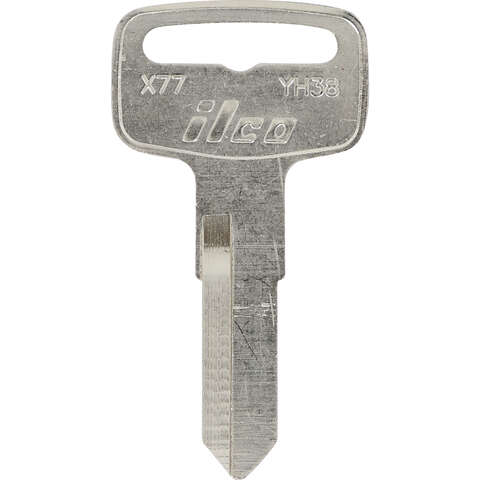 HILLMAN Traditional Key Motorcyle Universal Key Blank Double, Pack of 10