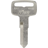 HILLMAN Traditional Key Motorcyle Universal Key Blank Double, Pack of 10
