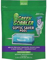 Green Gobbler GGSSEP Septic Saver Enzyme Pac, Powder, Tan, 12.77 oz