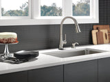 Delta Corwin 19856TZ-SPSD-DST Pull-Down Kitchen Faucet, 1.8 gpm, 1-Handle, 1, 3-Faucet Hole