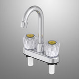 Home Plus Two Handle Chrome Bar Faucet