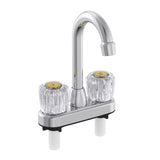 Home Plus Two Handle Chrome Bar Faucet