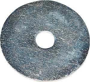 Midwest Fastener 03929 Fender Washer, 1/4 in ID, 1-1/4 in OD, Zinc, Zinc, 100/PK