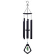 Sunset Vista Designs 93263 Wind Chime, Green Agate, Black
