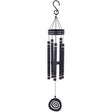 Sunset Vista Designs 93562 Wind Chime, Galaxy, Aluminum, Black