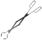 Simple Spaces A701BK-C Fireplace Tong, Clamp Tip, Loop Handle