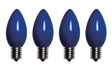 Santas Forest 27984 Filament Bulb, C9 Lamp Base, Blue, Pack of 25