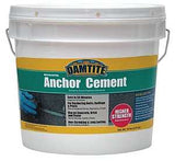 Damtite 08122 Anchoring Cement, Powder, Gray, 48 hr Curing, 10 lb Pail