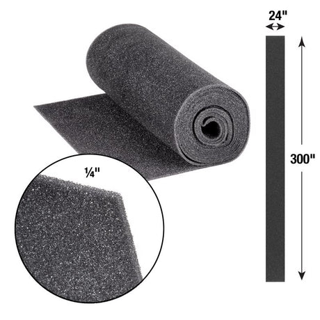 Flanders 24 in. W X 300 in. H X 1 in. Polyester 4 MERV Air Conditioner Filter 1 pk