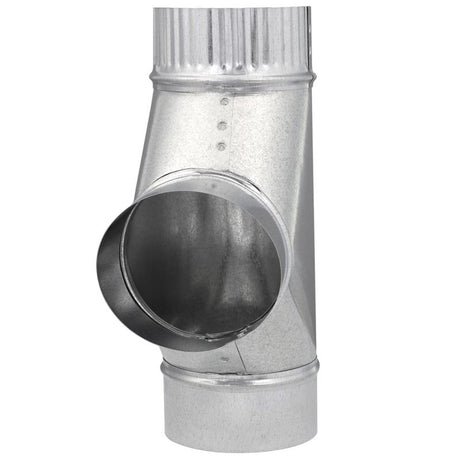 Imperial 4 in. X 4 in. X 4 in. Galvanized Steel Furnace Pipe Tee
