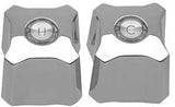 Danco 88768 Faucet Knob Handle, Zinc, Chrome-Plated, For: Kohler Trend Two Handle Tub/Shower Faucets