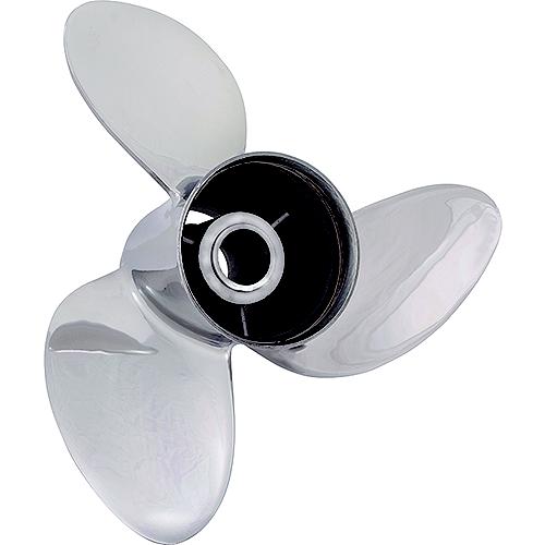 Solas 9551-148-19 Rubex HR3 Stainless Steel Interchangeable Hub 3-Blade Propeller, 4-3/4″ Gearcase, RH 14.75 x 19