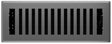 Imperial RG3443 Floor Register, 10 in W Duct Opening, 3 in H Duct Opening, Polystyrene, Gray, Granite