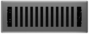 Imperial RG3443 Floor Register, 10 in W Duct Opening, 3 in H Duct Opening, Polystyrene, Gray, Granite