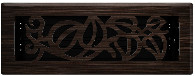 Imperial RG3278-A Floor Register, Oil-Rubbed Bronze, 10 in W Duct Opening, 3 in H Duct Opening, Polystyrene