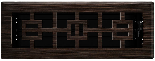 Imperial RG3282-B Floor Register, 10 in W Duct Opening, 3 in H Duct Opening, Polystyrene, Oil-Rubbed Bronze